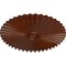 Ekena Millwork Shakuras Ceiling Medallion (For Canopies up to 5 3/4"), 33 7/8"OD x 2"P, Burnished Mahogany Crackle CM34SHBMC - alternate 4